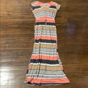 Striped Tshirt Maxi Dress 🥰